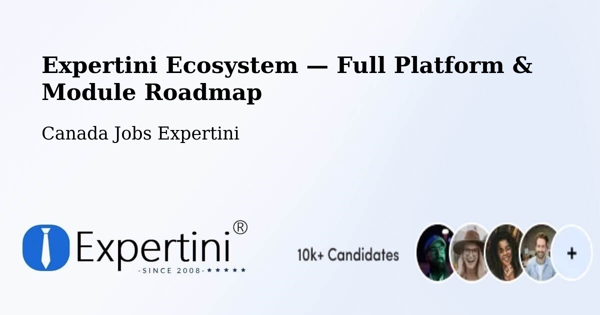 Expertini Ecosystem — Full Platform & Module Roadmap – Red Deer
