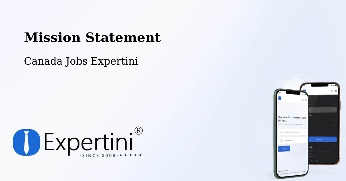 Mission Statement - Canada Jobs Expertini